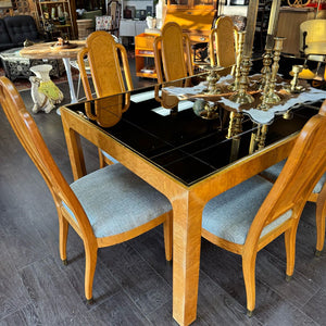 Olive Burl Dining Set