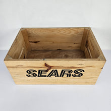 Load image into Gallery viewer, Sears Pine Wood Crate