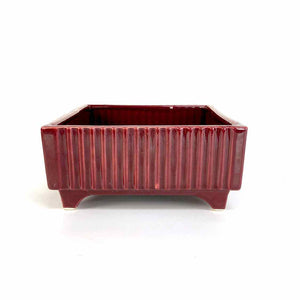 Low Square Pottery Planter