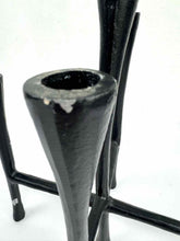 Load image into Gallery viewer, Black Metal Candleholder