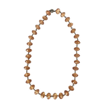 Load image into Gallery viewer, Faceted Brown Bead Necklace