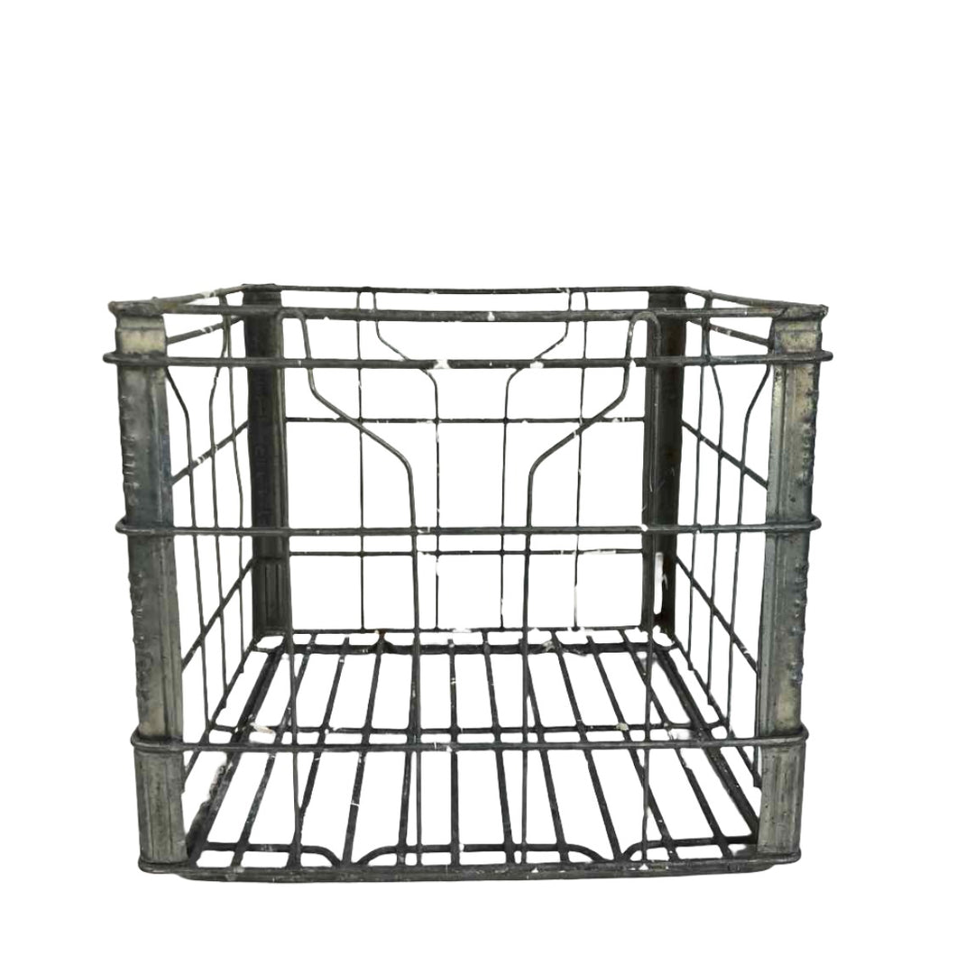 Metal Milk Crate