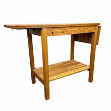 Load image into Gallery viewer, Oak Kitchen Cart