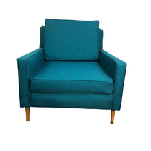 Load image into Gallery viewer, Modern Teal Upholstered Chair