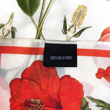 Load image into Gallery viewer, Hibiscus Flowers Silk Scarf