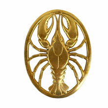Load image into Gallery viewer, Brass Lobster Trivet
