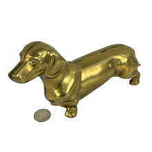 Load image into Gallery viewer, Brass Dachshund Dog