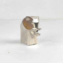 Load image into Gallery viewer, Silver Plated Modern Elephant