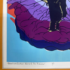Quantum Parker Aboard the Vimana Print
