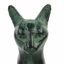 Load image into Gallery viewer, Green Cat Sculpture