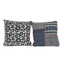 Load image into Gallery viewer, Indigo Embroidered Pillows