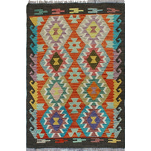 Load image into Gallery viewer, Geometric Kilim Rug