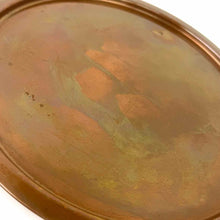 Load image into Gallery viewer, Round Copper Serving Tray