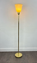 Load image into Gallery viewer, Gold &amp; Ivory Floor Lamp
