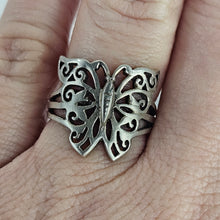 Load image into Gallery viewer, Sterling Butterfly Ring