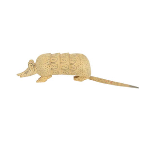 Carved Wooden Armadillo