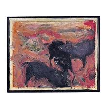 Load image into Gallery viewer, Three Dogs Impasto Painting