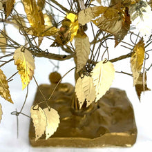 Load image into Gallery viewer, Gold Tree Sculpture