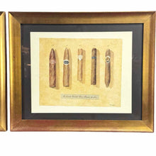 Load image into Gallery viewer, Pair of Framed Cigar Prints