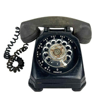 Load image into Gallery viewer, Black Rotary Phone