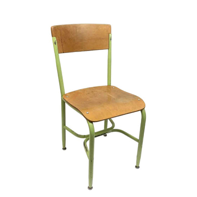 Wood & Metal School Chair