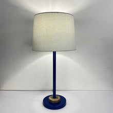 Load image into Gallery viewer, Blue Metal Lamp