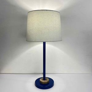 Blue Metal Lamp