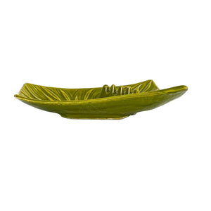 Groovy Green Pottery Ashtray