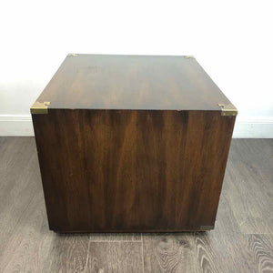 Faux Bamboo End Table