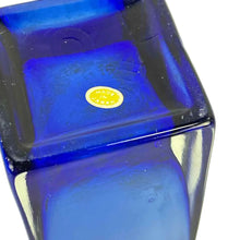 Load image into Gallery viewer, Modern Blue Glass Vase