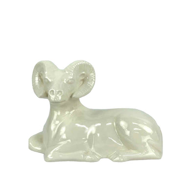 Ceramic Ram Statue