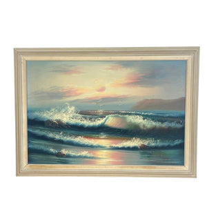 Ocean Waves Seascape Painting