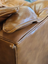 Load image into Gallery viewer, Camel Leather Sofa