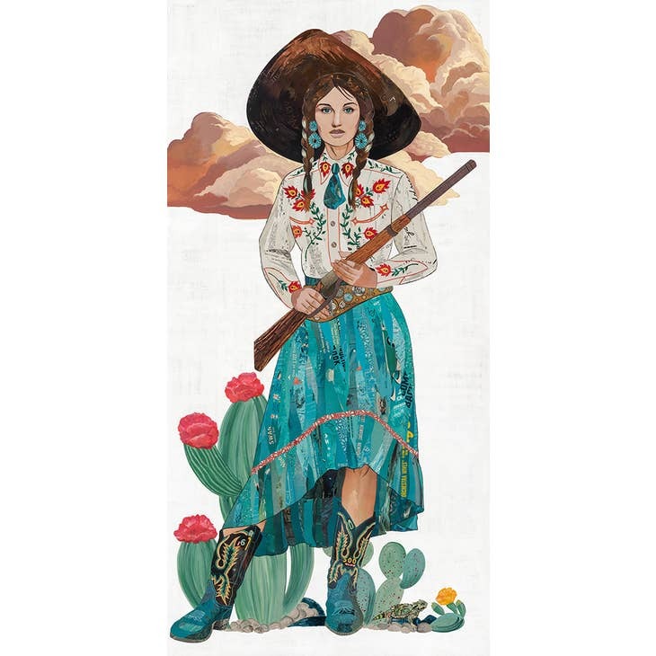 Angelfire Cowgirl Print