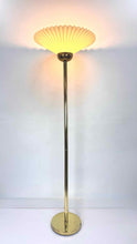 Load image into Gallery viewer, Gold &amp; Ivory Floor Lamp
