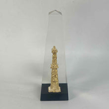 Load image into Gallery viewer, Lucite &amp; Gold Metal Oil Rig