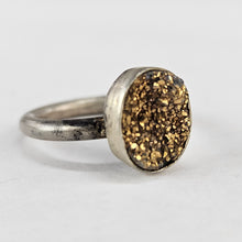 Load image into Gallery viewer, Chunky Druzy Sterling Ring