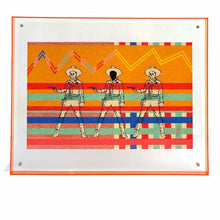 Load image into Gallery viewer, Threaded Frontier Framed Print