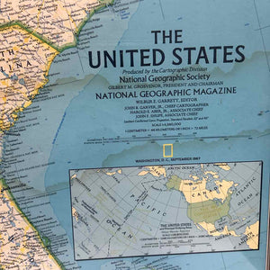 United States Framed Map