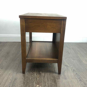 Modern Walnut Brasilia Nightstand