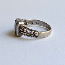 Load image into Gallery viewer, Green Amethyst Sterling Ring