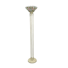 Load image into Gallery viewer, Floral Glass Floor Lamp