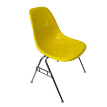 Load image into Gallery viewer, Modern Yellow Fiberglass Shell Chair