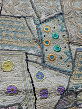 Load image into Gallery viewer, Indian Patchwork Zari Tapestry