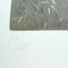 Load image into Gallery viewer, Trees in Meadow Framed Etching