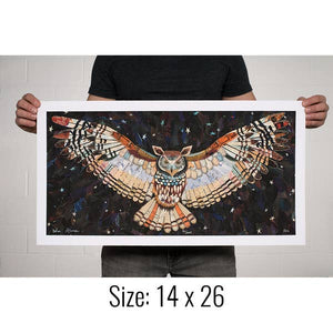 Dolan Geiman Signed Print Owl (The Protector)