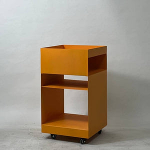 Orange Metal Cart