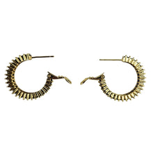 Load image into Gallery viewer, Blue &amp; Gold Earrings