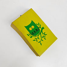 Load image into Gallery viewer, Green Wooden Owl Print