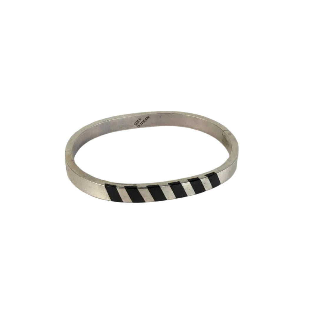 Sterling & Onyx Bracelet